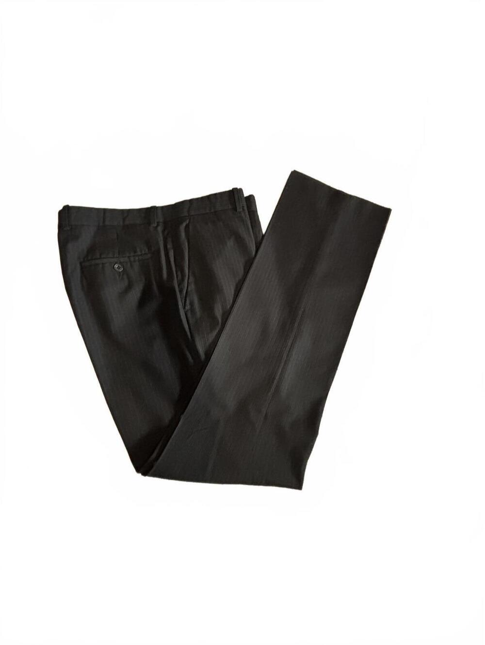 Perry Ellis Portfolio Modern Fit Black Dress Pants 34x34 preppy